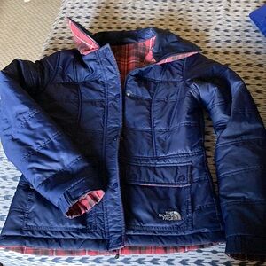 Women’s North face reversible jacket